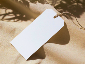 Blank Labels And Ribbon